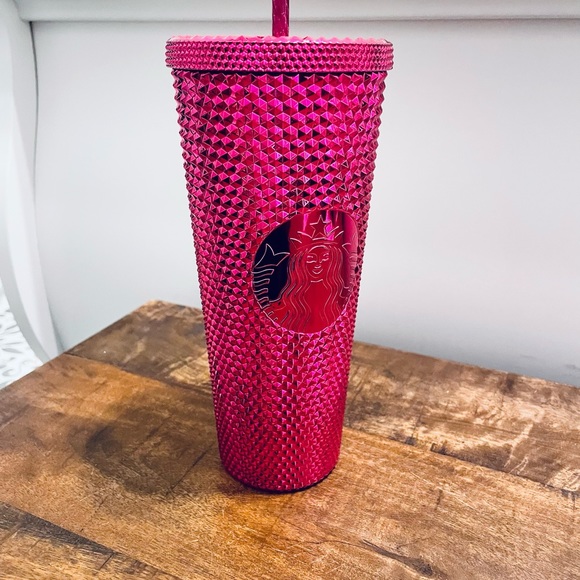 NWT Starbucks 2022 Holiday Edition Magenta Studded Tumbler